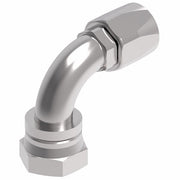 EJ5360-2020S by Danfoss | Female 37° JIC swivel 90° Tube Elbow Field Attachable Fitting | FC800 EverCool | -20 Female 37° JIC swivel x -20 Reusable Hose End | Steel