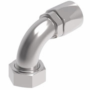 EJ5362-2424S by Danfoss | Female ORS Swivel 90° Tube Elbow Field Attachable Fitting | FC800 EverCool | -24 Female O-Ring Face Seal Swivel x -24 Reusable Hose End | Steel