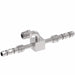 EJ3158-101212S E-Z Clip System by Danfoss | Male O-Ring Pilot Branch Connection Tee | A/C Refrigeration Fitting | -10 Male O-Ring Pilot x -12 Hose Barb x -12 Hose Barb | Steel