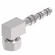 EJ3321-1012S E-Z Clip System by Danfoss | Female Rotalok Short Drop 90° Elbow | A/C Refrigeration Fitting | -10 Female Rotalok x -12 Hose Barb | Steel