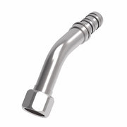 EJ3534-04-0808S E-Z Clip System by Danfoss | Female JIC 37° Flare 45° Elbow | A/C Refrigeration Fitting | -08 Female JIC 37° Flare x -08 Hose Barb | Steel