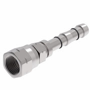 FJ3057-01-0606S E-Z Clip System by Danfoss | Female SAE 45° Flare | A/C Refrigeration Fitting | -06 Female SAE 45° Flare x -06 Hose Barb| Steel