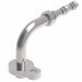 FJ3982-0806S E-Z Clip System by Danfoss | Pad Style Connection (Volvo) 90° Elbow | A/C Refrigeration Fitting | -08 Pad Style Connection x -06 Hose Barb | Steel