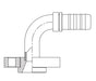 GA24337-22-16 E-Z Clip System by Danfoss | Bock Compressor Fitting 90° Elbow| A/C Refrigeration Fitting | -22 Bock Compressor End x -16 Hose Barb | Steel