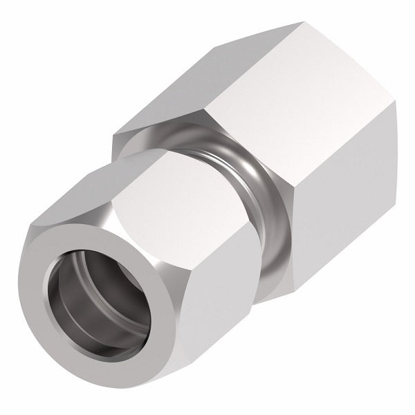 7255X2 Ermeto by Danfoss | 7000 Series | Female Connector | 1/8" Female NPTF x 1/8" Tube OD | Steel