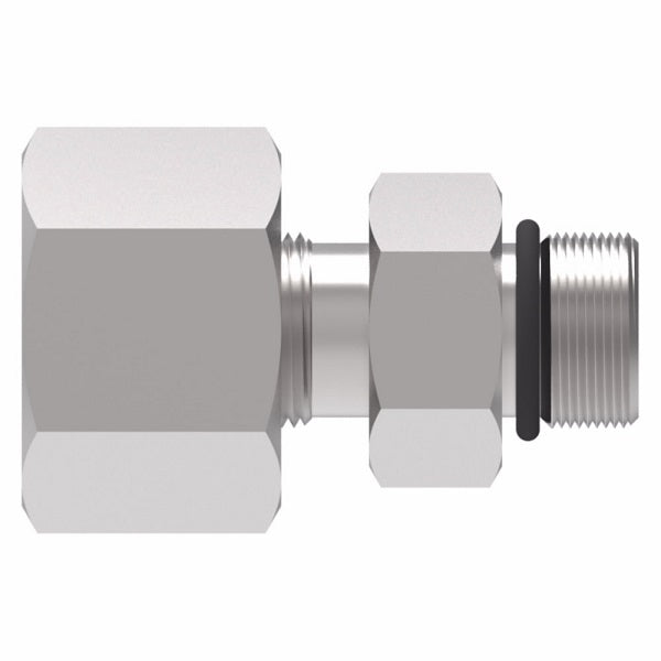 7315X6 Ermeto by Danfoss | 7000 Series | O-Ring Connector | 3/8" Male O-Ring Boss x 3/8" Tube OD | Steel