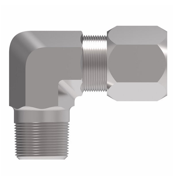 7405X2 Ermeto by Danfoss | 7000 Series | Male Pipe/Tube 90° Elbow Connector | 1/8" Male NPTF x 1/8" Tube OD | Steel