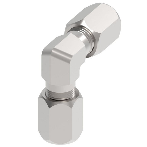 7505X5 Ermeto by Danfoss | 7000 Series | Tube Union 90° Elbow Connector | 5/16" Tube OD x 5/16" Tube OD | Steel