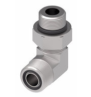 7515X6 Ermeto by Danfoss | 7000 Series | Straight Thread ORB/Tube 90° Elbow | 3/8" Male O-Ring Boss x 3/8" Tube OD | Steel