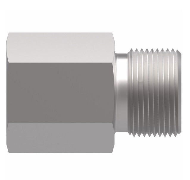 B7255X6X6 Ermeto by Danfoss | 7000 Series | Female Connector (Body Only) | 3/8" Female NPTF x 3/8" Tube OD | Steel