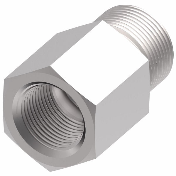 B7255X3 Ermeto by Danfoss | 7000 Series | Female Connector (Body Only) | 1/8" Female NPTF x 3/16" Tube OD | Steel