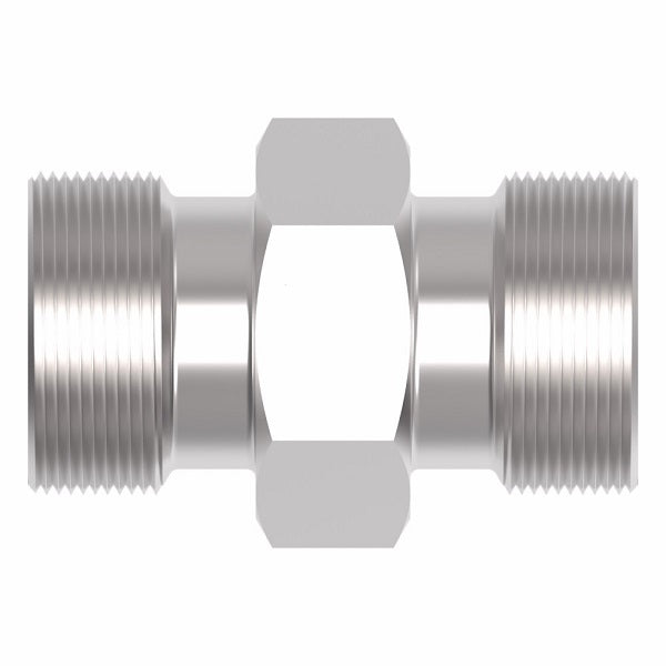 B7305X3 Ermeto by Danfoss | 7000 Series | Small Hex Union Adapter (Body Only) | 3/16" Tube x 3/16" Tube | Steel