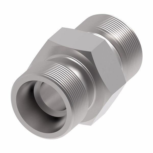 B7305X3 Ermeto by Danfoss | 7000 Series | Small Hex Union Adapter (Body Only) | 3/16" Tube x 3/16" Tube | Steel