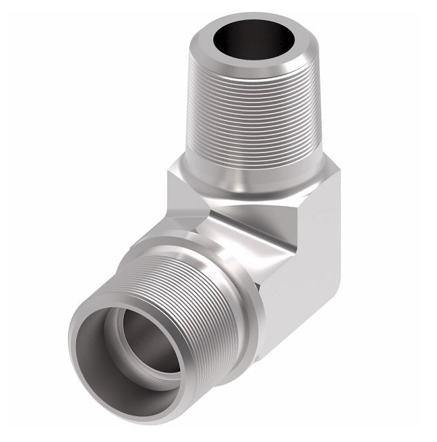 B7405X5 Ermeto by Danfoss | 7000 Series | Male Pipe/Tube 90° Elbow Connector (Body Only) | 1/8" Male NPTF x 5/16" Tube OD | Steel