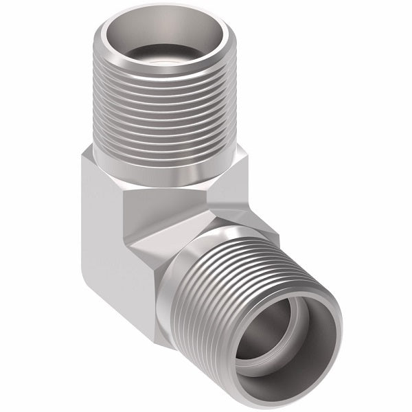 B7505X6 Ermeto by Danfoss | 7000 Series | Tube Union 90° Elbow Connector (Body Only) | 3/8" Tube OD x 3/8" Tube OD | Steel