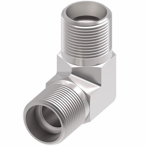 B7505X8 Ermeto by Danfoss | 7000 Series | Tube Union 90° Elbow Connector (Body Only) | 1/2" Tube OD x 1/2" Tube OD | Steel