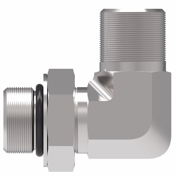 B7515X12 Ermeto by Danfoss | 7000 Series | Straight Thread ORB/Tube 90° Elbow (Body Only) | 3/4" Male O-Ring Boss x 3/4" Tube OD | Steel