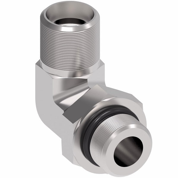 B7515X20 Ermeto by Danfoss | 7000 Series | Straight Thread ORB/Tube 90° Elbow (Body Only) | 1-1/4" Male O-Ring Boss x 1-1/4" Tube OD | Steel