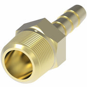 10508B-108 Weatherhead by Danfoss | Male Pipe (PTF Short) Field Attachable Fitting | 105 'B' Series Barb-Tite | -08 Male Pipe (PTF Short) x -08 Push-On Hose Barb | Brass