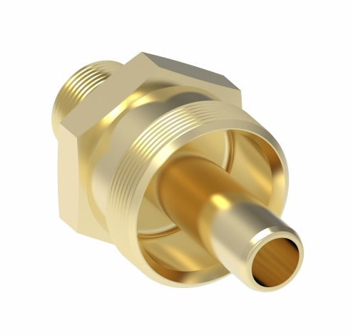 1391X8X8 Weatherhead by Danfoss | Insert (Body Only) Field Attachable Fitting | 338 'B' Series DOT | -08 Male NPTF -08 Reusable Hose End | Brass
