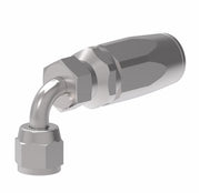 1RA8FJB8 Weatherhead by Danfoss | Female 37° JIC Swivel Short Drop 90° Elbow Field Attachable Fitting for 1 Wire Braided Hose | 1R Series | Complete Fitting | -08 Female 37° JIC Swivel x -08 Reusable Hose End | Steel