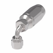 2RA16FJB16 Weatherhead by Danfoss | Female 37° JIC Swivel Short Drop 90° Elbow Field Attachable Fitting for 2 Wire Braided Hose | 2R Series | Complete Fitting | -16 Female 37° JIC Swivel x -16 Reusable Hose End | Steel