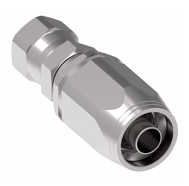 2RA12FJ12 Weatherhead by Danfoss | 37° JIC Swivel Field Attachable Fitting for 2 Wire Braided Hose | 2R Series | Complete Fitting | -12 Female 37° JIC Swivel x -12 Reusable Hose End | Steel