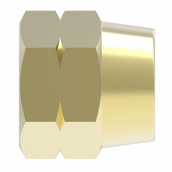 33808-B Weatherhead by Danfoss | Nut for Field Attachable Fitting | 338 'B' Series DOT | -08 Hose ID | Brass