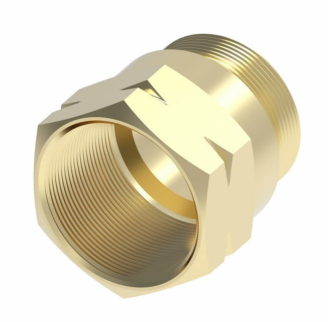33806-D Weatherhead by Danfoss | Nut for Spring Guard for Field Attachable Fitting | 338 'B' Series DOT | -06 Hose ID | Brass