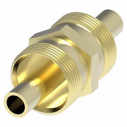 33806-E Weatherhead by Danfoss | Hose Mender (Body Only) Field Attachable Fitting | 338 'B' Series DOT | -06 Reusable Hose End x -06 Reusable Hose End | Brass