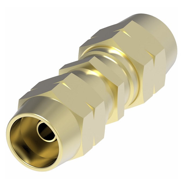 33806B-Y06 Weatherhead by Danfoss | Hose Mender Field Attachable Fitting | 338 'B' Series DOT | -06 Reusable Hose End x -06 Reusable Hose End | Brass