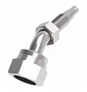FJ8733-1212S Weatherhead by Danfoss | Female ORS Swivel 45° Elbow Field Attachable Fitting for 1 & 2 Wire Braided Hose | Nipple Assembly | -12 Female O-Ring Face Seal Swivel x -12 Reusable Hose End | Steel