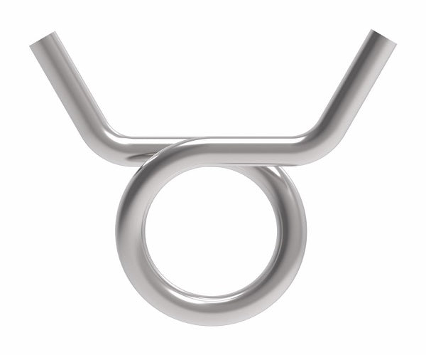 1540 Weatherhead by Danfoss | Spring Wire Hose Clamp (For H057 Hose Only) | 057 'B' Series | 3/8" Hose ID | Zinc-Plated Carbon Steel