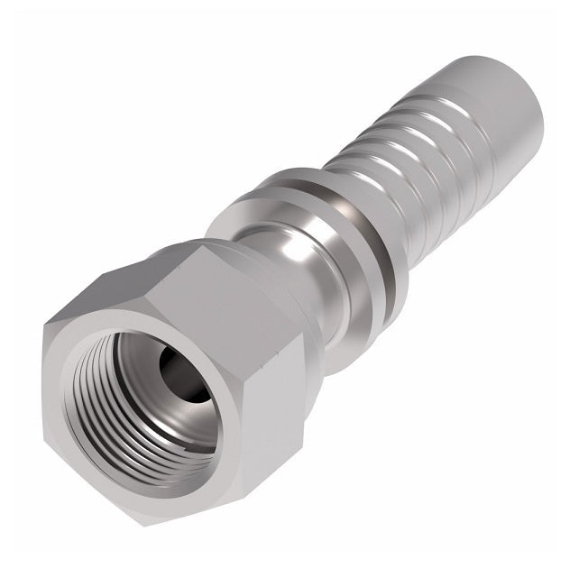 24211-16-16TZF Winner by Danfoss | Female ORS Swivel 2-Piece Hose Crimp Fitting | -16 Female O-Ring Face Seal Swivel x -16 Hose Barb | Steel