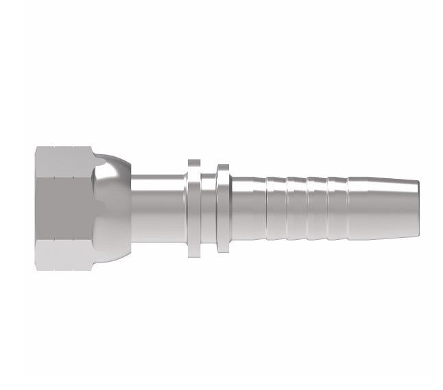 24211-04-04ZF Winner by Danfoss | Female ORS Swivel 2-Piece Hose Crimp Fitting | -04 Female O-Ring Face Seal Swivel x -04 Hose Barb | Steel
