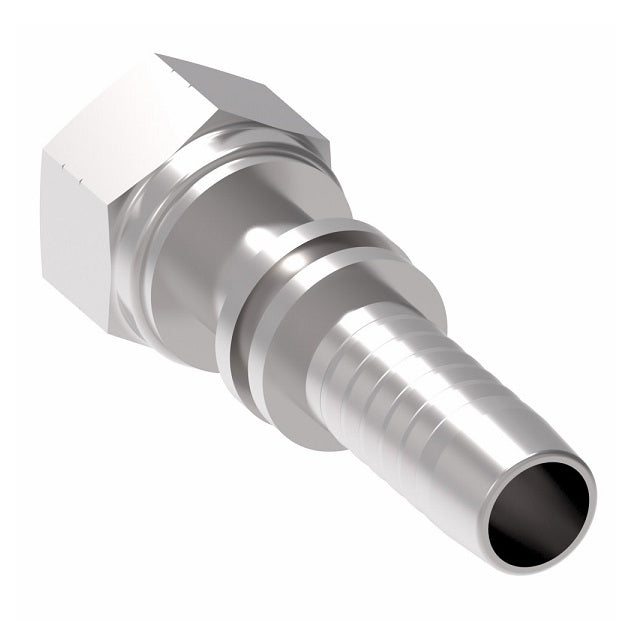 24211-12-12ZF Winner by Danfoss | Female ORS Swivel 2-Piece Hose Crimp Fitting | -12 Female O-Ring Face Seal Swivel x -12 Hose Barb | Steel