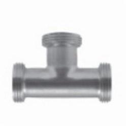 B7-G200 Dixon Valve 304 Stainless Steel Sanitary Polished Tee - Threaded Bevel Seat Ends - 2" Tube OD