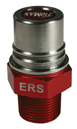 ERS Dixon 3/4" NPT Anodized Aluminum Flomax Standard Series Connector - Engine Oil Nozzle Ball Lock
