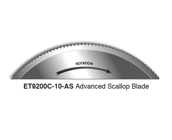 Eaton ET9200C-10-AS Hose Cutting Blade for ET9200 - Advanced Scallop Blade