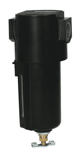 F16-04MMB Dixon Wilkerson 1/2" Airline Compact Filter with Metal Bowl - Manual Drain - 80.4 SCFM