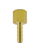 F41 ZSi-Foster Barbed Insert Hose Fitting - Brass Female (Solid) - 3/8" Female NPT x 1/2" ID