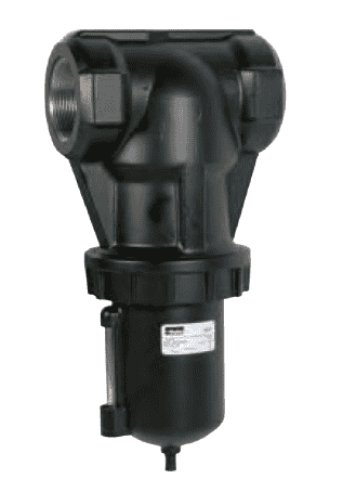 F602-16WJ Dixon Watts Filter - 2" Standard Zinc Bowl with Sight Glass and Manual Drain - 1125 SCFM