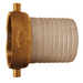 FAB200 Dixon 2" King Short Shank Suction Female Coupling with NPSM Thread (Aluminum Shank with Brass Nut)