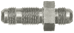 FBE2769 (FCE2769) Eaton Aeroquip® -03 Male AN Bulkhead x -03 Male AN Straight Adapter - Nickel-Plated Aluminum