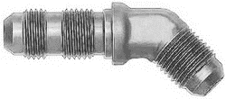 FBM2783 (FCM2783) Eaton Aeroquip® -06 Male AN Bulkhead x -06 Male AN 45° Elbow Adapter - Steel