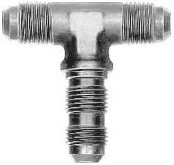 FBM2806 (FCM2806) Eaton Aeroquip® -12 Male AN x -12 Male AN x -12 Male AN Bulkhead Tee Adapter - Steel
