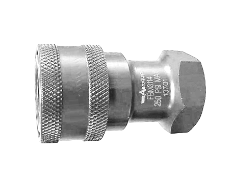 FBM3113 Eaton Aeroquip® Quick-Disconnect Radiator/Cooling Refill Coupling - 1/2" Female Thread - Steel