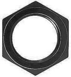 FBM5100 (FCM5100) Eaton Aeroquip® -06 Locknut - Black Anodized Aluminum (Pack of 2)