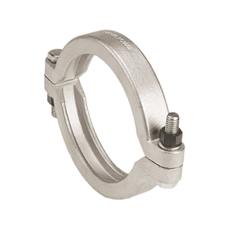 FC220B Banjo 316 Stainless Steel 2" Full Port Bolted Flange Clamp - Torque: 150 in/lbs