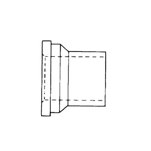FC2325-1212S Aeroquip by Danfoss | ORS-BR Shoulder External Braze/Weld Adapter | -12 O-Ring Face Seal x -12 Braze End | Steel